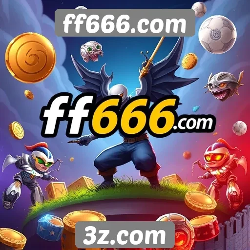 Visão geral do site de jogos ff666